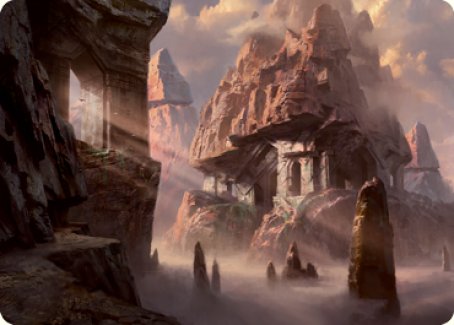 Mountain (277) Art Card [Dungeons & Dragons: Adventures in the Forgotten Realms Art Series] | Total Play