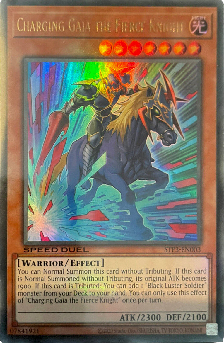 Charging Gaia the Fierce Knight [STP3-EN003] Ultra Rare | Total Play