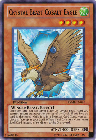 Crystal Beast Cobalt Eagle [RYMP-EN045] Super Rare | Total Play