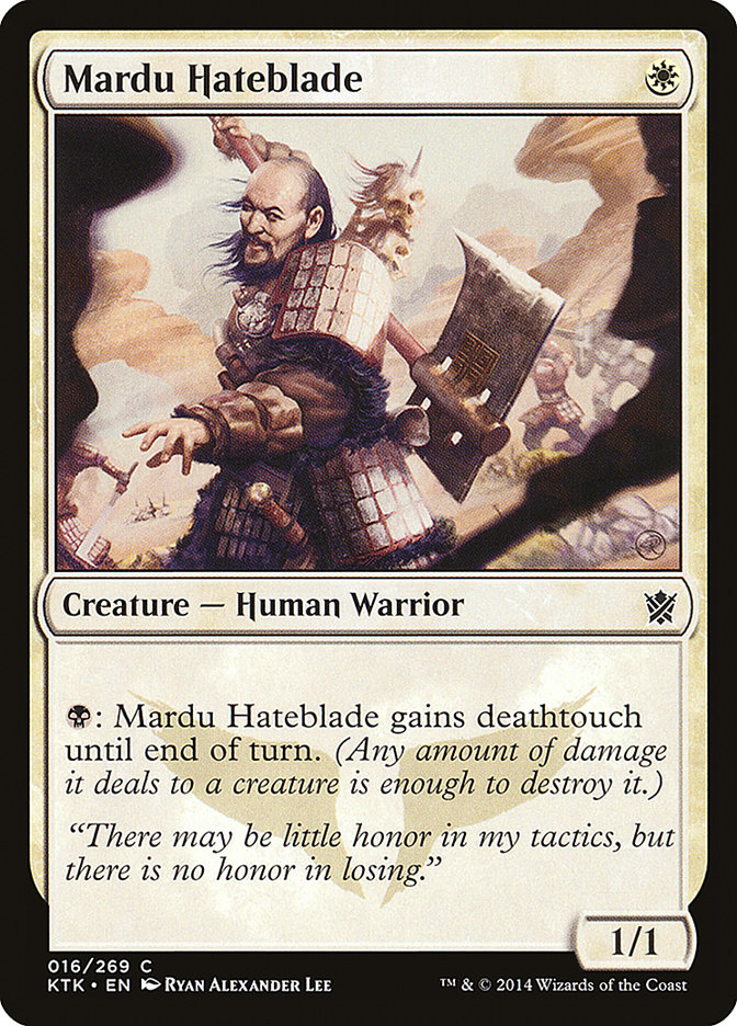 Mardu Hateblade [Khans of Tarkir] | Total Play