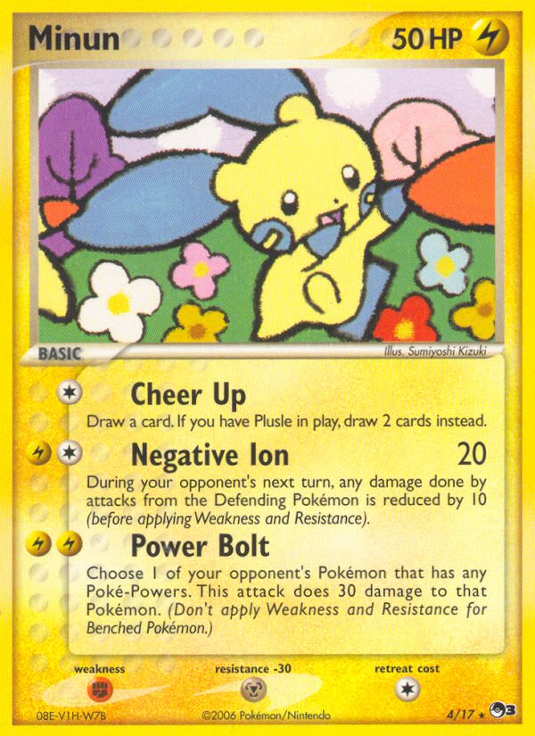 Minun (4/17) [POP Series 3] | Total Play