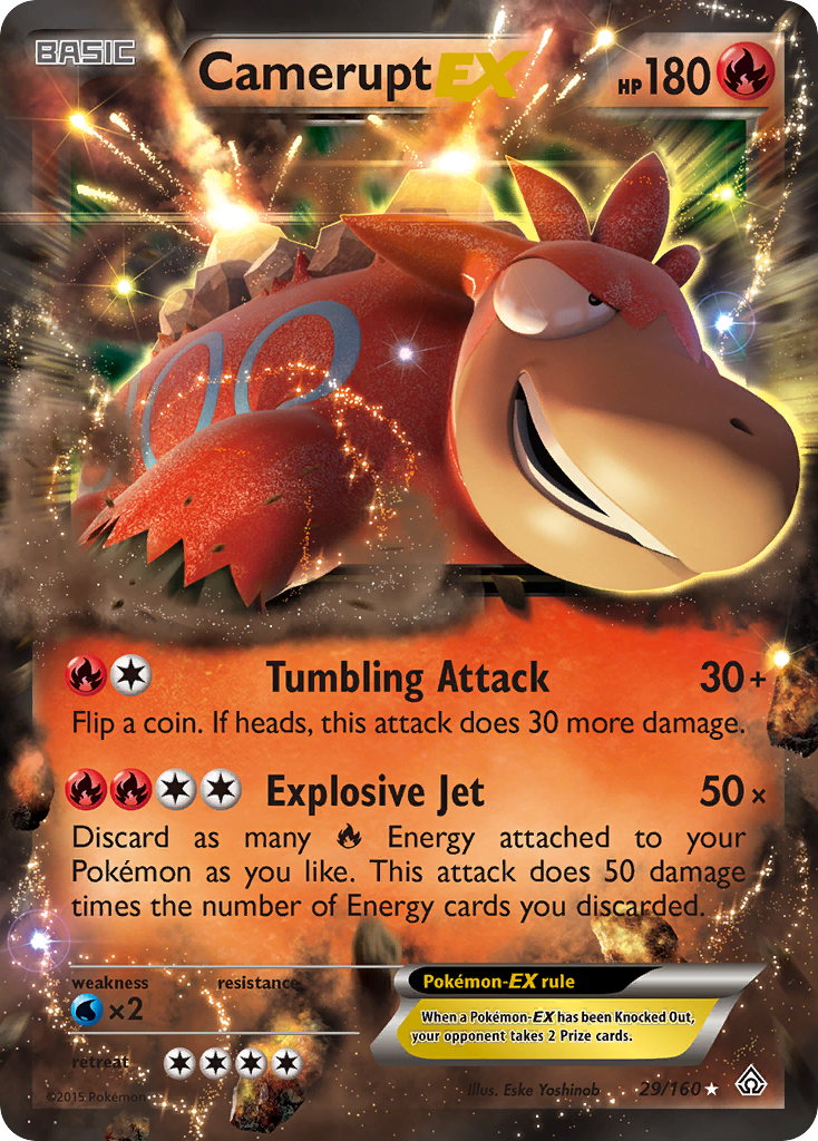 Camerupt EX (29/160) [XY: Primal Clash] | Total Play