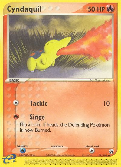 Cyndaquil (59/100) [EX: Sandstorm] | Total Play