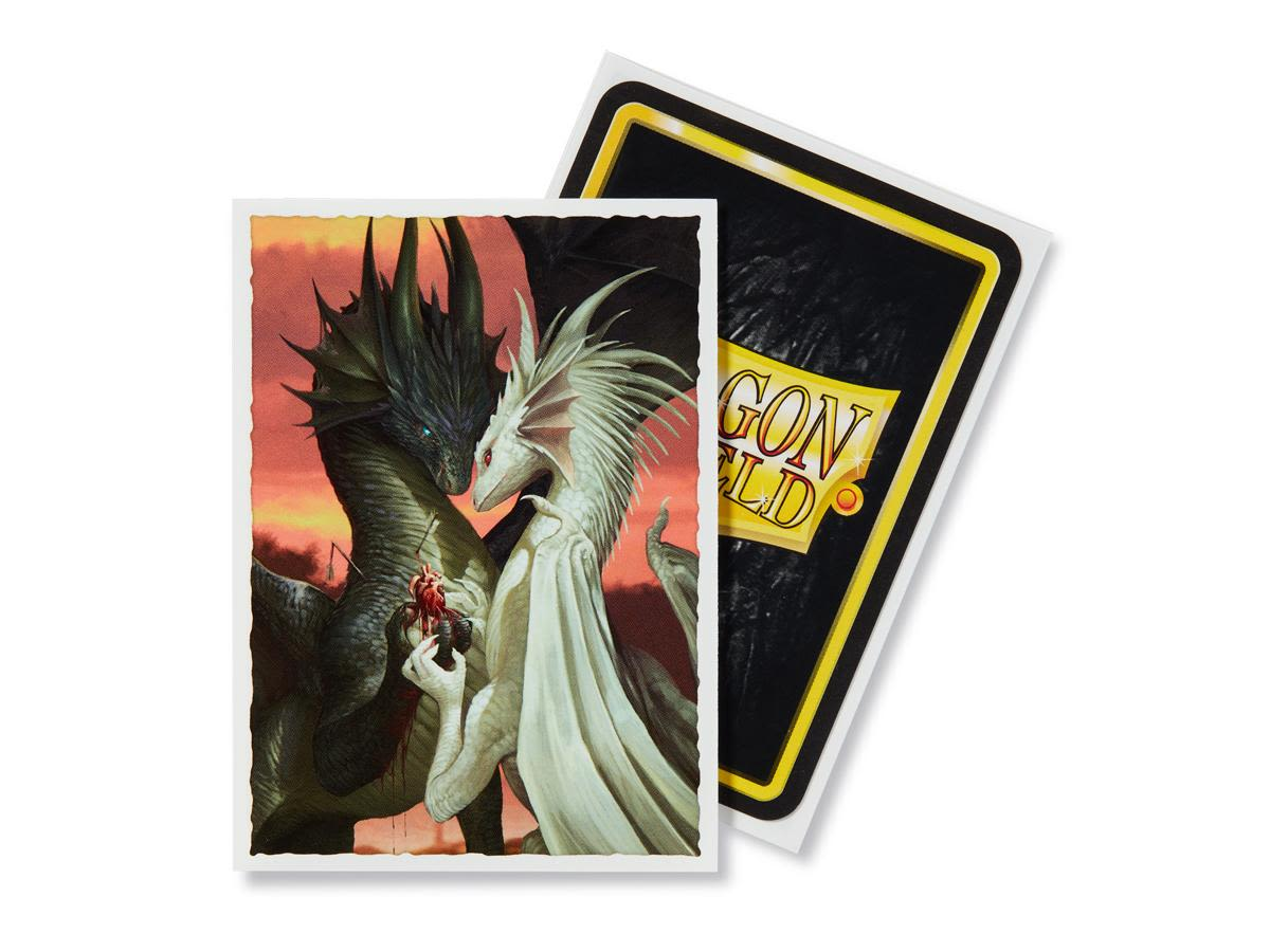 Dragon Shield: Standard 100ct Art Sleeves - Valentine Dragons (Classic) | Total Play