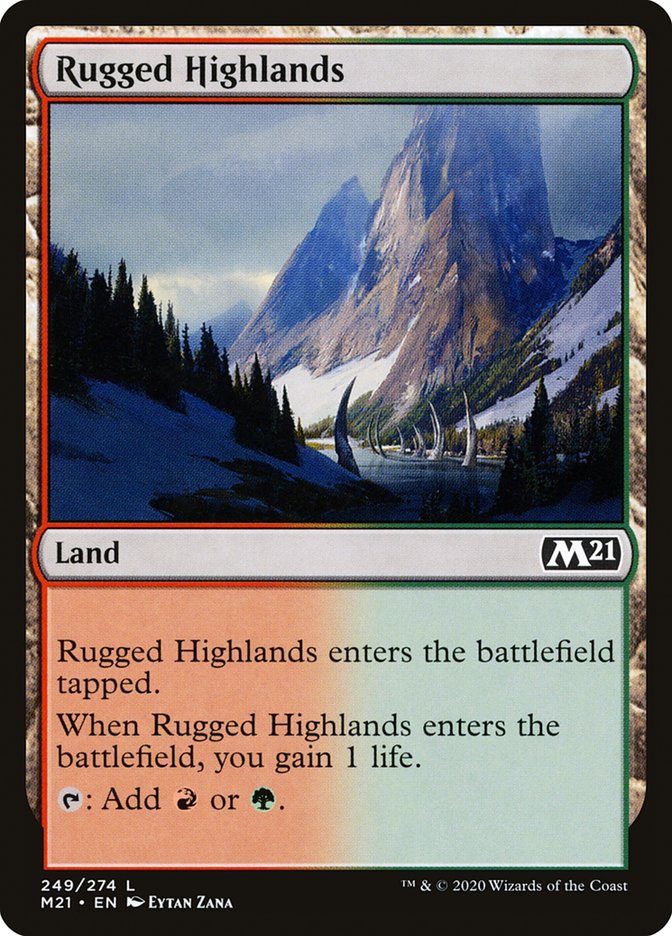 Rugged Highlands [Core Set 2021] | Total Play