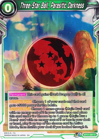 Three-Star Ball, Parasitic Darkness (BT11-087) [Vermilion Bloodline 2nd Edition] | Total Play