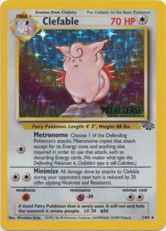 Clefable (1/64) (Prerelease Promo) [Jungle Unlimited] | Total Play