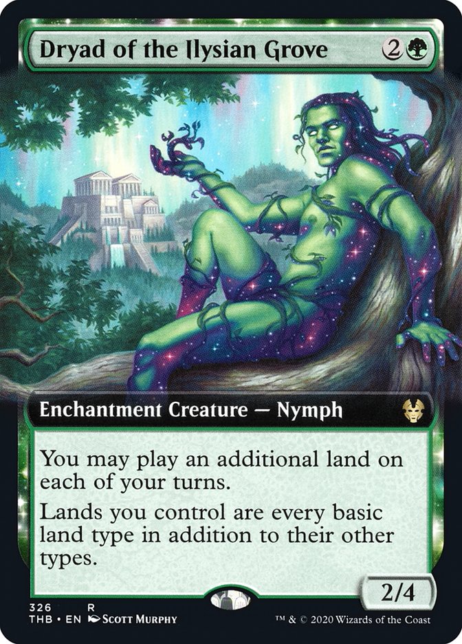 Dryad of the Ilysian Grove (Extended Art) [Theros Beyond Death] | Total Play