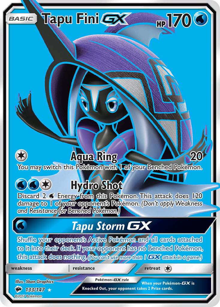 Tapu Fini GX (133/147) [Sun & Moon: Burning Shadows] | Total Play