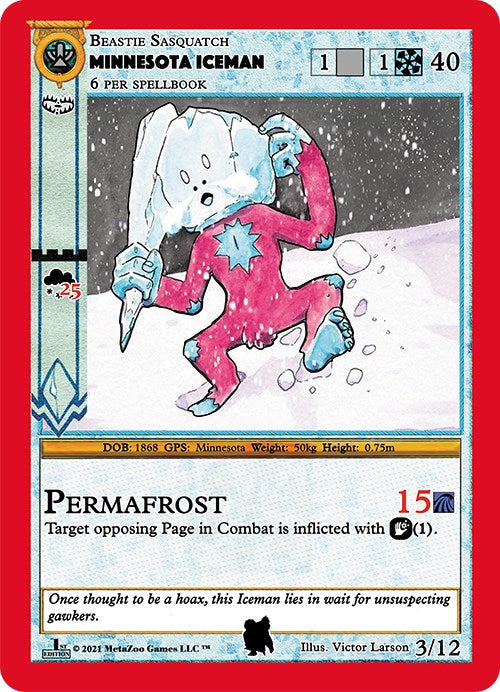 Minnesota Iceman [Alpha Iceman Starter Deck] | Total Play