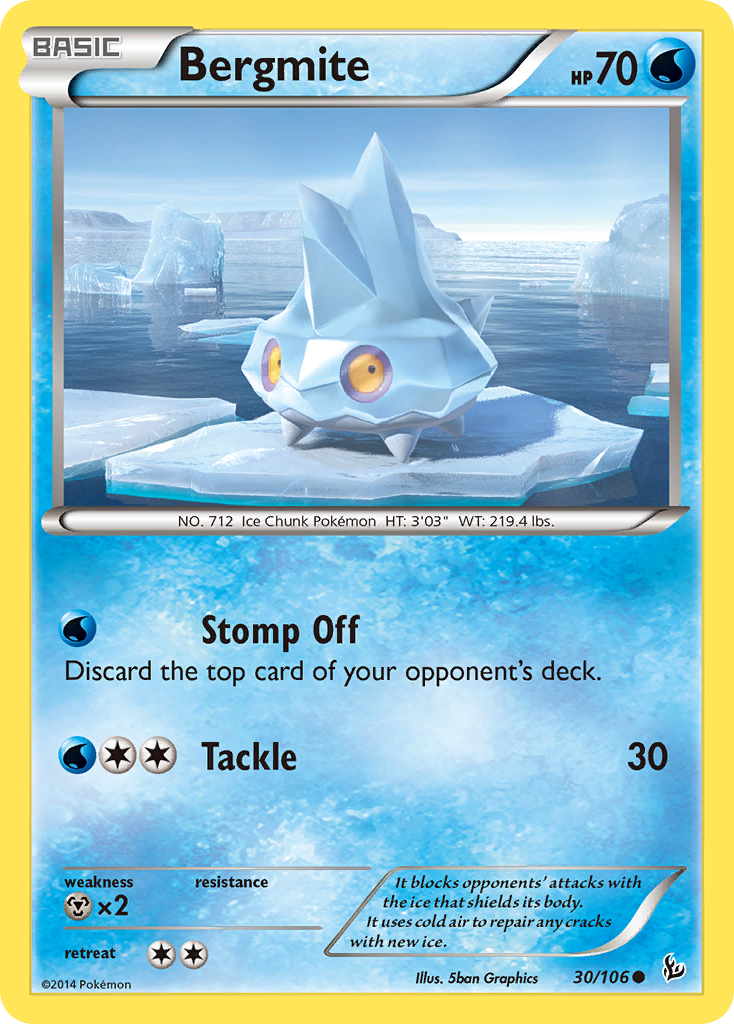 Bergmite (30/106) [XY: Flashfire] | Total Play