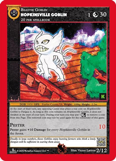 Hopkinsville Goblin (Kickstarter Edition) [Hopkinsville Goblin King Starter Deck] | Total Play