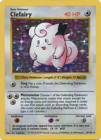 Clefairy (5/102) [Base Set Shadowless Unlimited] | Total Play