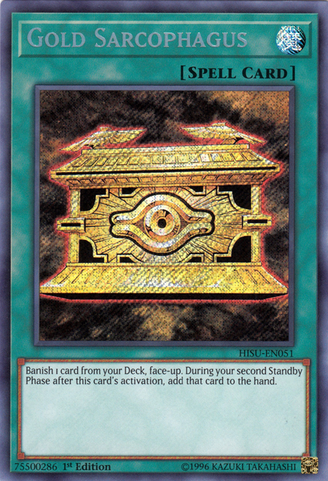 Gold Sarcophagus [HISU-EN051] Secret Rare | Total Play