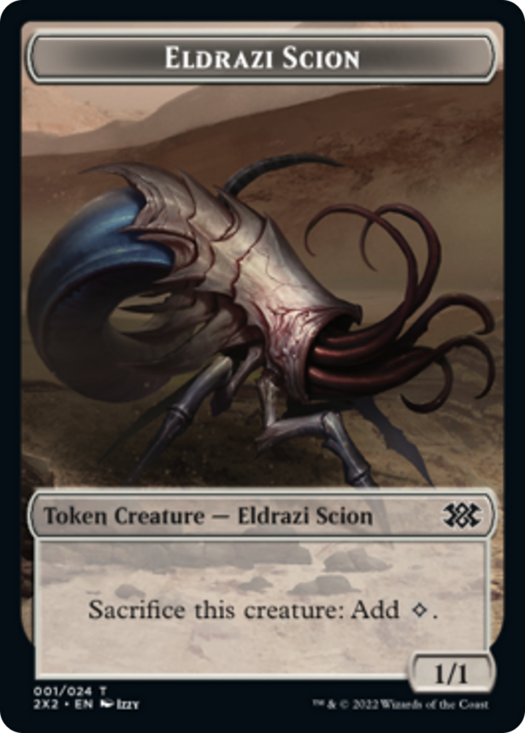 Drake // Eldrazi Scion Double-Sided Token [Double Masters 2022 Tokens] | Total Play