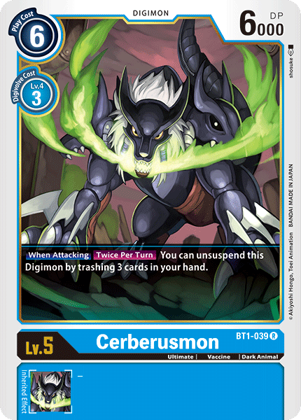 Cerberusmon [BT1-039] [Release Special Booster Ver.1.0] | Total Play