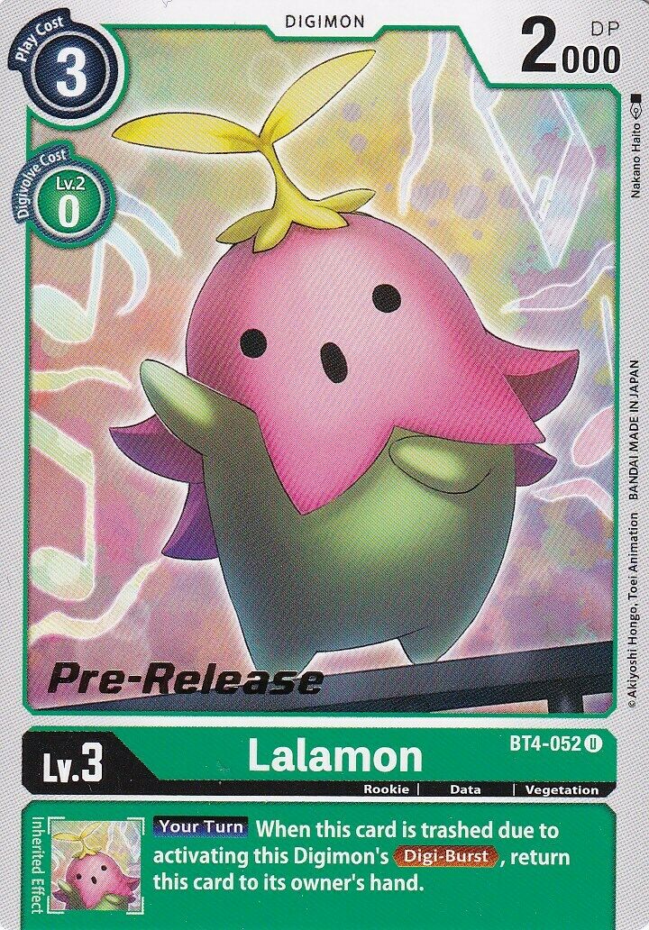 Lalamon [BT4-052] [Great Legend Pre-Release Promos] | Total Play