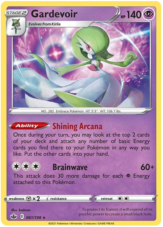 Gardevoir (061/198) (Theme Deck Exclusive) [Sword & Shield: Chilling Reign] | Total Play