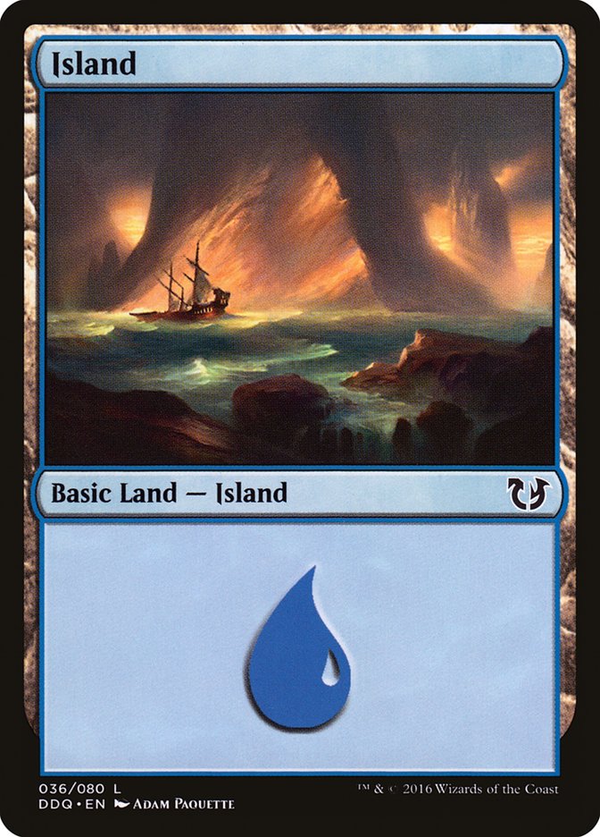 Island (36) [Duel Decks: Blessed vs. Cursed] | Total Play