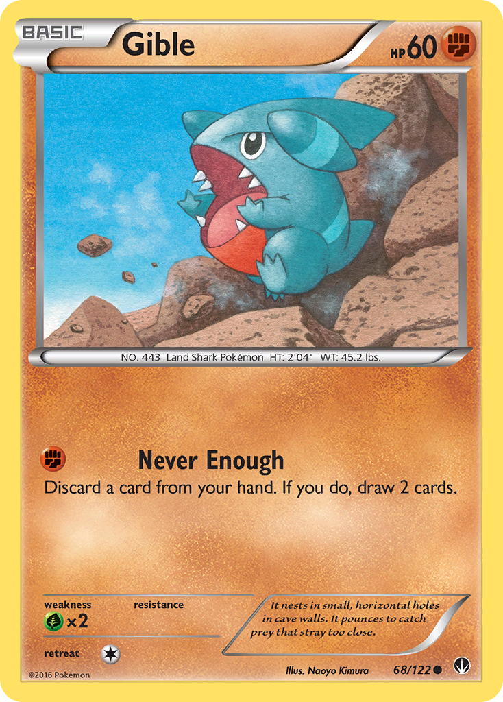 Gible (68/122) [XY: BREAKpoint] | Total Play