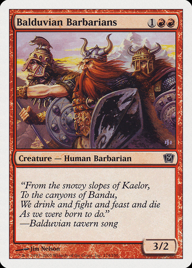 Balduvian Barbarians [Ninth Edition] | Total Play