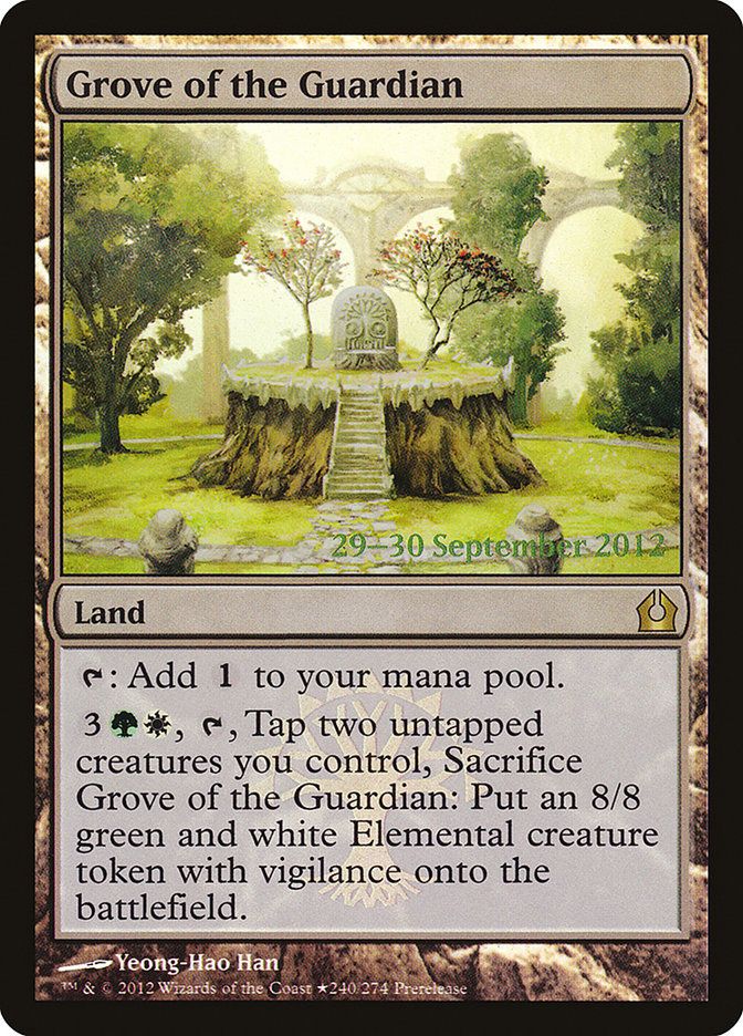 Grove of the Guardian [Return to Ravnica Prerelease Promos] | Total Play