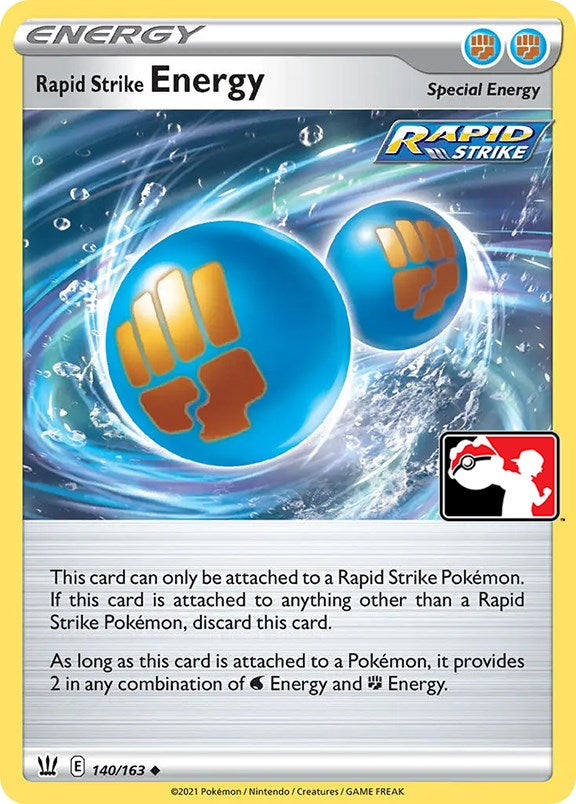 Rapid Strike Energy (140/163) [Prize Pack Series Two] | Total Play