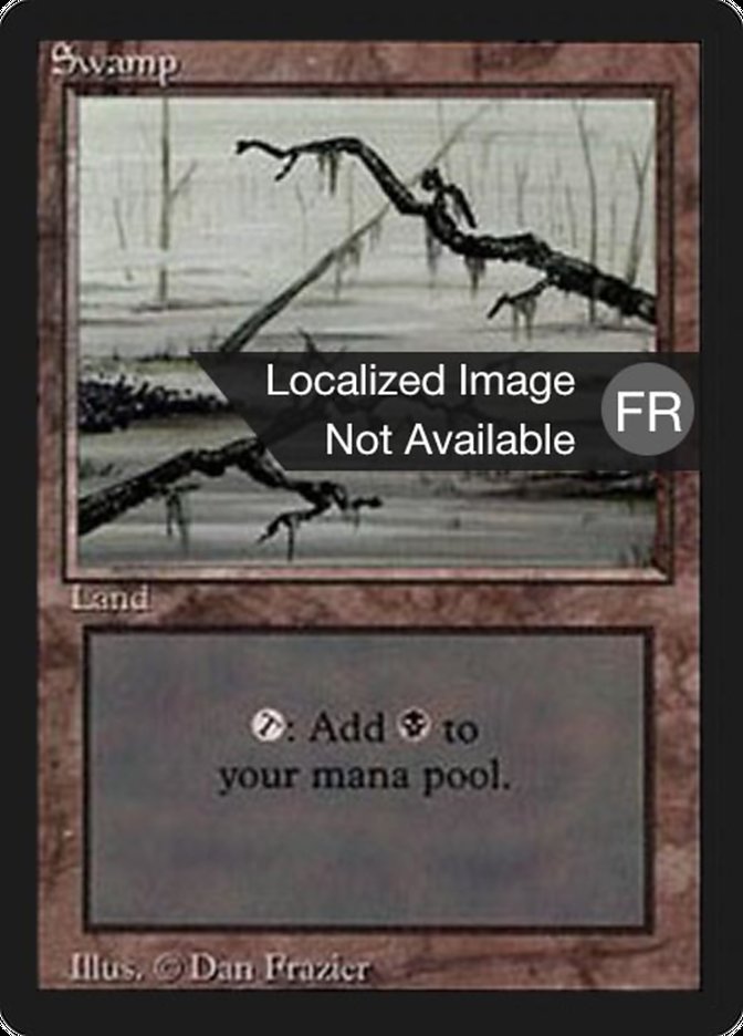 Swamp (A) [Foreign Black Border] | Total Play