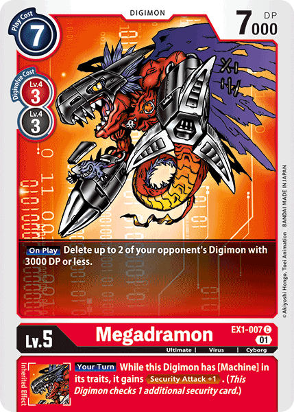 Megadramon [EX1-007] [Classic Collection] | Total Play