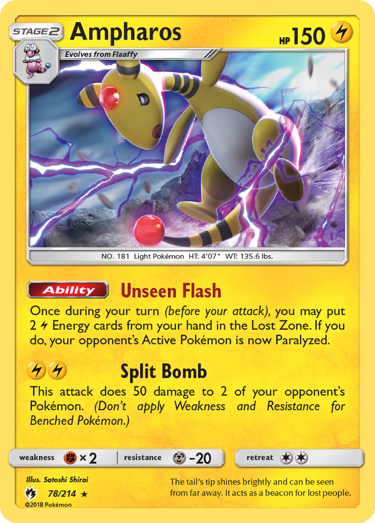 Ampharos (78/214) [Sun & Moon: Lost Thunder] | Total Play