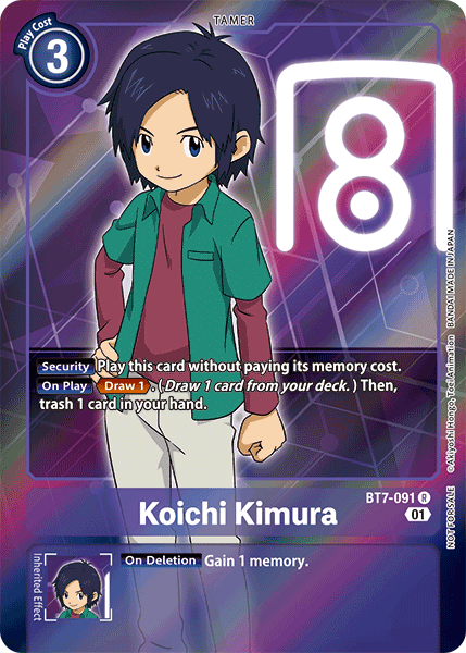 Koichi Kimura [BT7-091] (Alternative Art - Box Topper) [Next Adventure] | Total Play