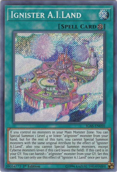 Ignister A.I.Land [IGAS-EN050] Secret Rare | Total Play