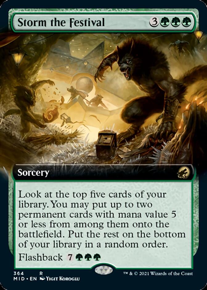 Storm the Festival (Extended Art) [Innistrad: Midnight Hunt] | Total Play