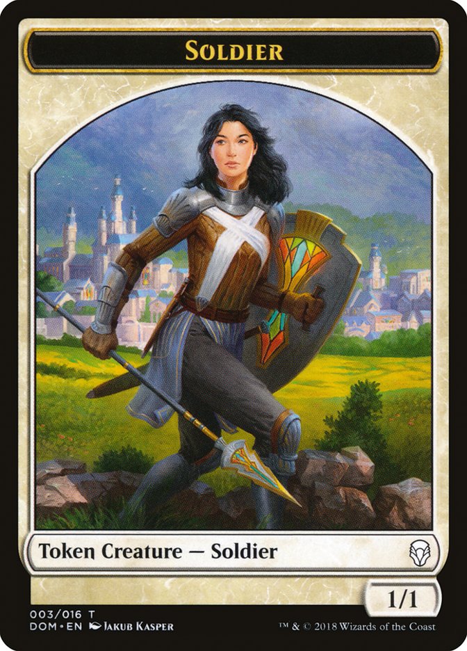 Soldier Token [Dominaria Tokens] | Total Play