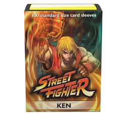 Dragon Shield: Standard 100ct Art Sleeves - Street Fighter (Ken) | Total Play