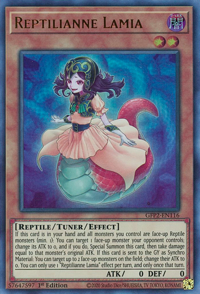 Reptilianne Lamia [GFP2-EN116] Ultra Rare | Total Play