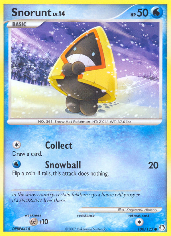 Snorunt (100/123) [Diamond & Pearl: Mysterious Treasures] | Total Play