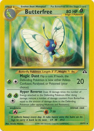 Butterfree (19/75) [Neo Discovery Unlimited] | Total Play