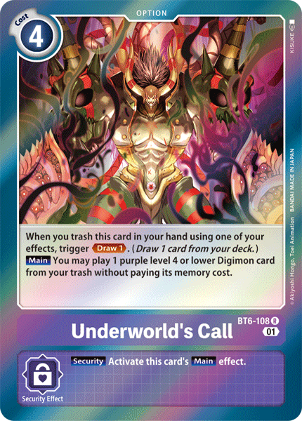 Underworld's Call [BT6-108] [Double Diamond] | Total Play