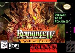 Romance of the Three Kingdoms IV Wall of Fire - Super Nintendo | Total Play