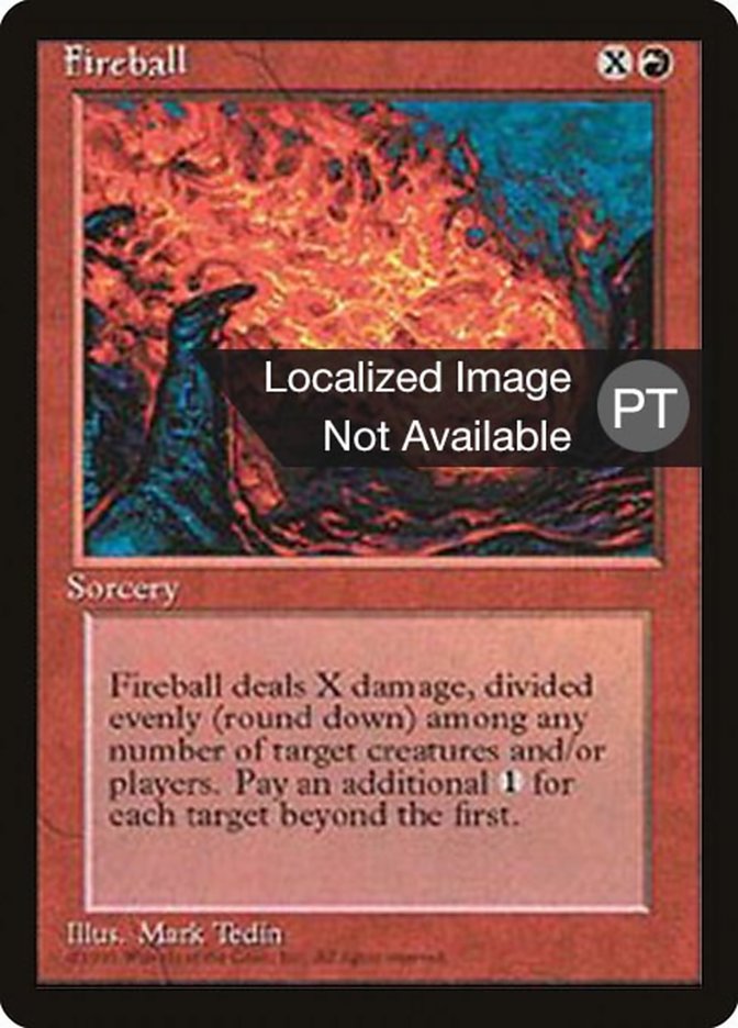 Fireball [Fourth Edition (Foreign Black Border)] | Total Play