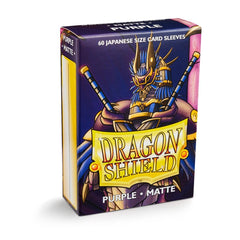 Dragon Shield: Japanese Size 60ct Sleeves - Purple (Matte) | Total Play