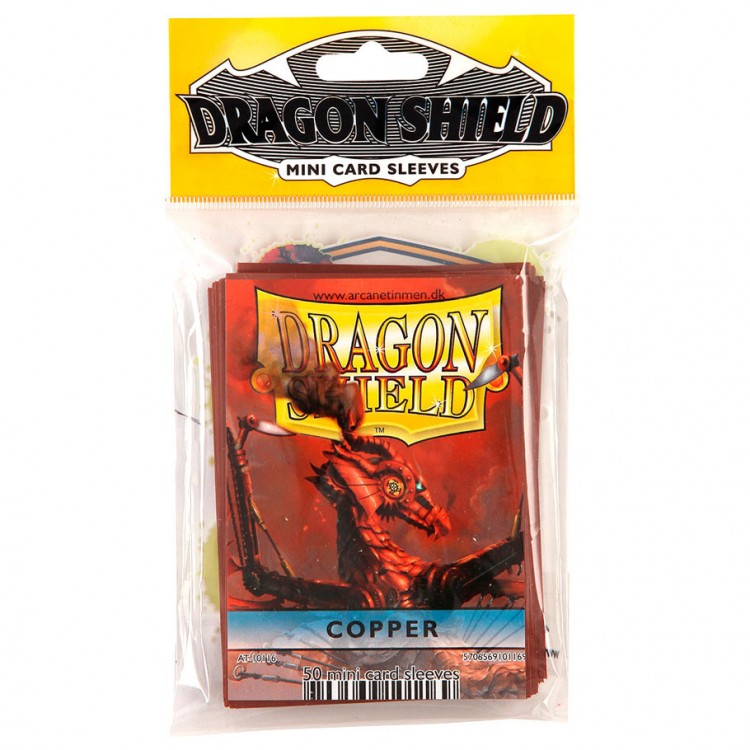 Dragon Shield: Japanese Size 50ct Sleeves - Copper (Classic) | Total Play