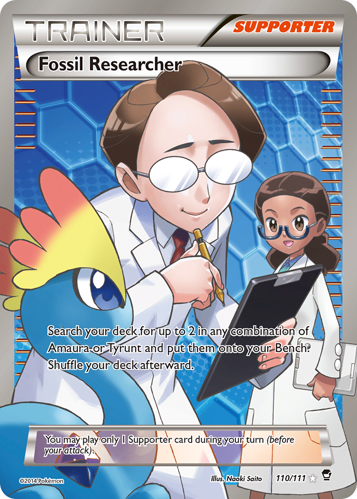 Fossil Researcher (110/111) [XY: Furious Fists] | Total Play