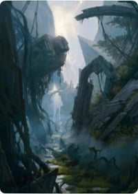 Swamp 2 Art Card [Zendikar Rising Art Series] | Total Play