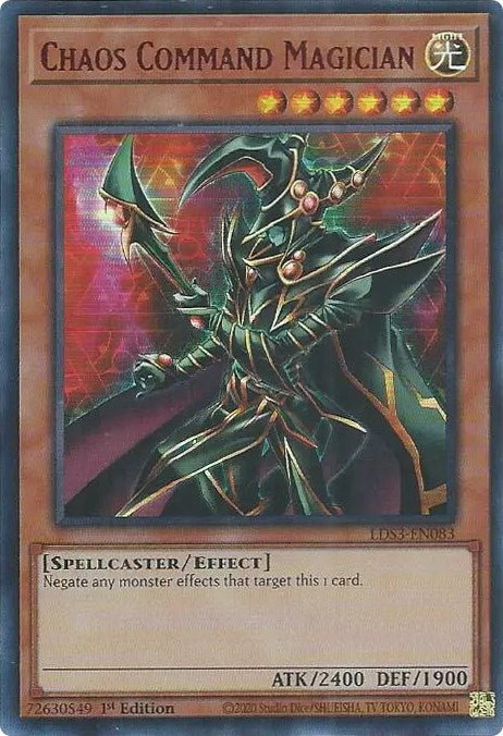 Chaos Command Magician (Red) [LDS3-EN083] Ultra Rare | Total Play