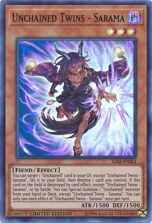 Unchained Twins - Sarama [IGAS-ENSE4] Super Rare | Total Play