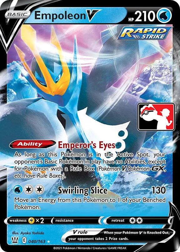 Empoleon V (040/163) [Prize Pack Series One] | Total Play