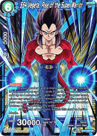 SS4 Vegeta, Rise of the Super Warrior (BT11-052) [Vermilion Bloodline 2nd Edition] | Total Play