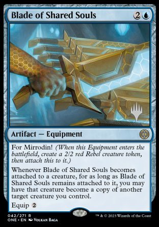 Blade of Shared Souls (Promo Pack) [Phyrexia: All Will Be One Promos] | Total Play